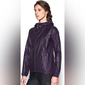 Under Armour Deep Purple Hooded Running Jacket